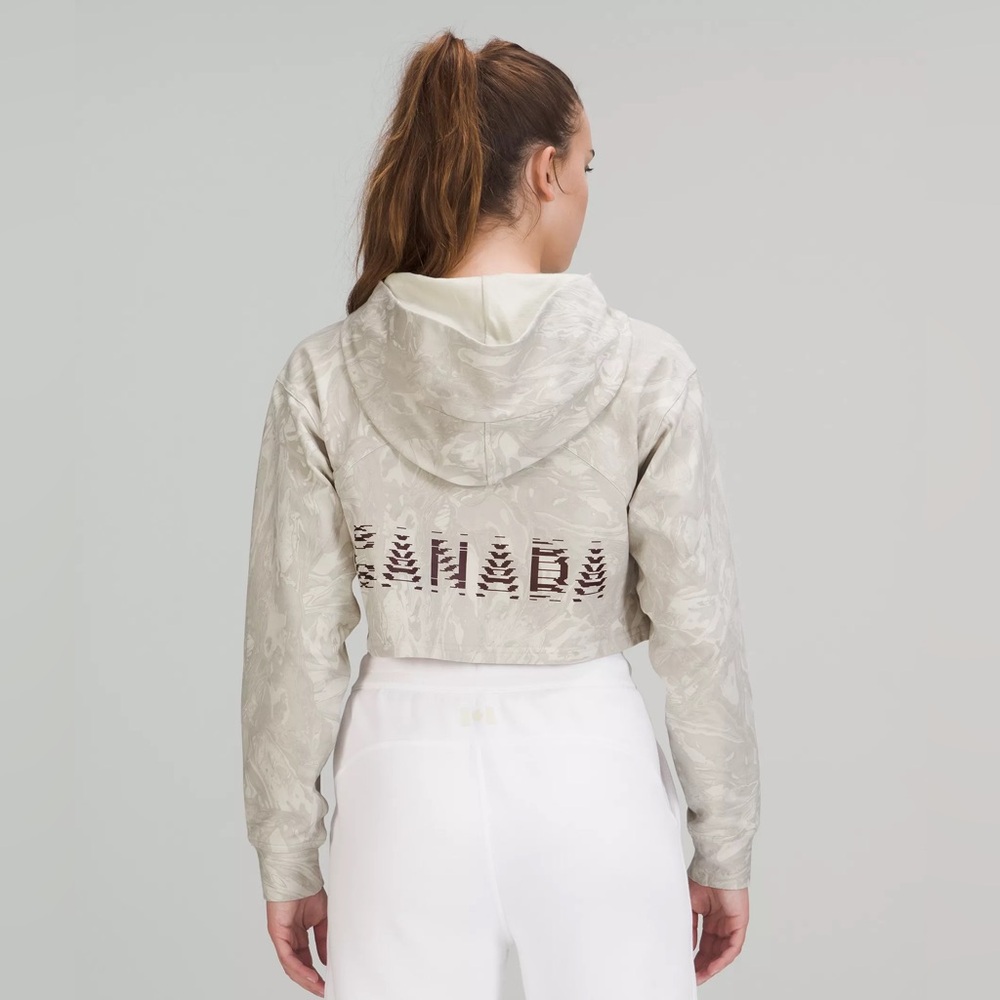 Lululemon All Yours Team Canada Cropped Hoodie